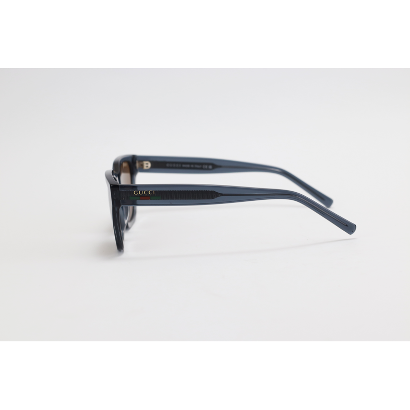 Gucci - GG1857S - Blue Brown - Acetate - Rectangle - Sunglasses