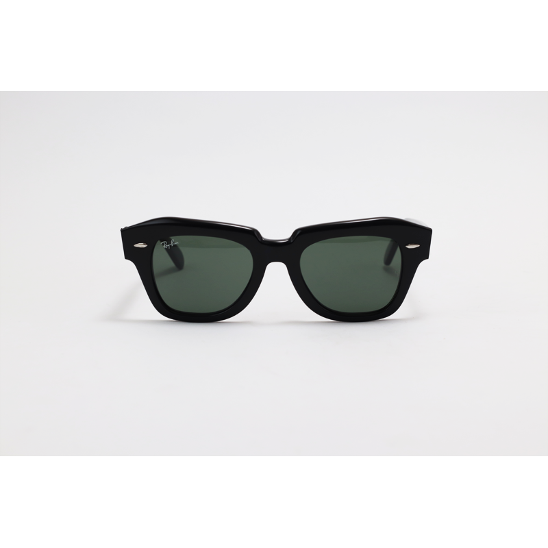 Ray B - RB2186 - STATE STREET - Black Green - Acetate - Sunglasses