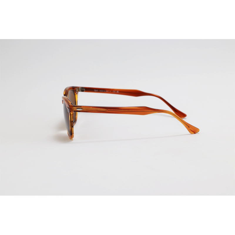 Ray B - 2298 - HAWKEYE - Striped Havana Brown - Acetate - Rectangle - Sunglasses