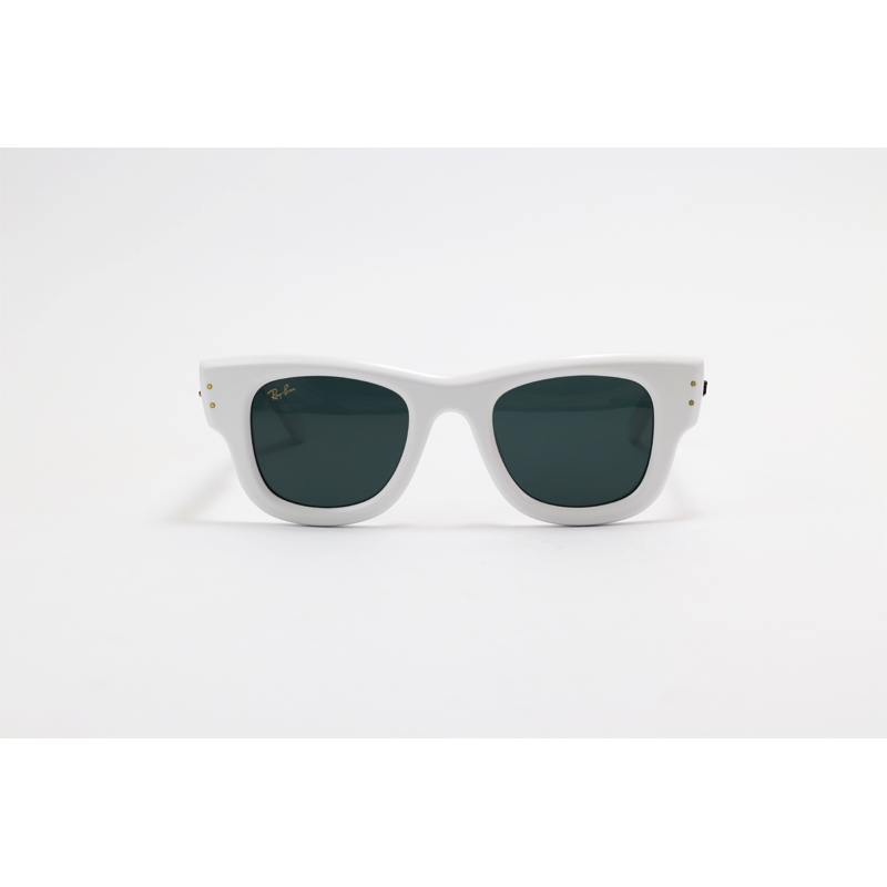 Ray B - WAYFARER PUFFER - RB4940 - White Black - Rectangle - Sunglasses