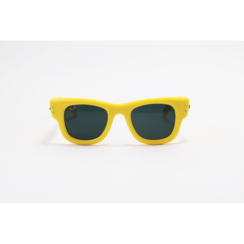 Ray B - WAYFARER PUFFER - RB4940 - Yellow Black - Rectangle - Sunglasses