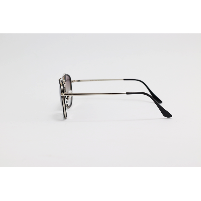 Ray B - 3648 - Marshall - Silver Blue Gradient - Metal - Double Bridge - Sunglasses