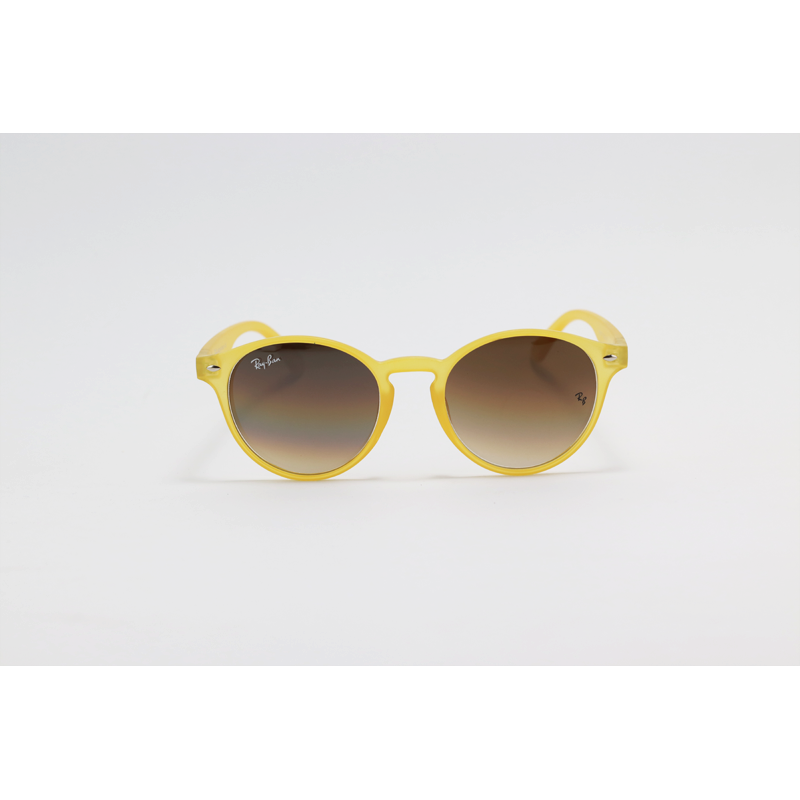 Ray B - 8317 - Yellow Brown Gradient - Acetate - Oval - Sunglasses