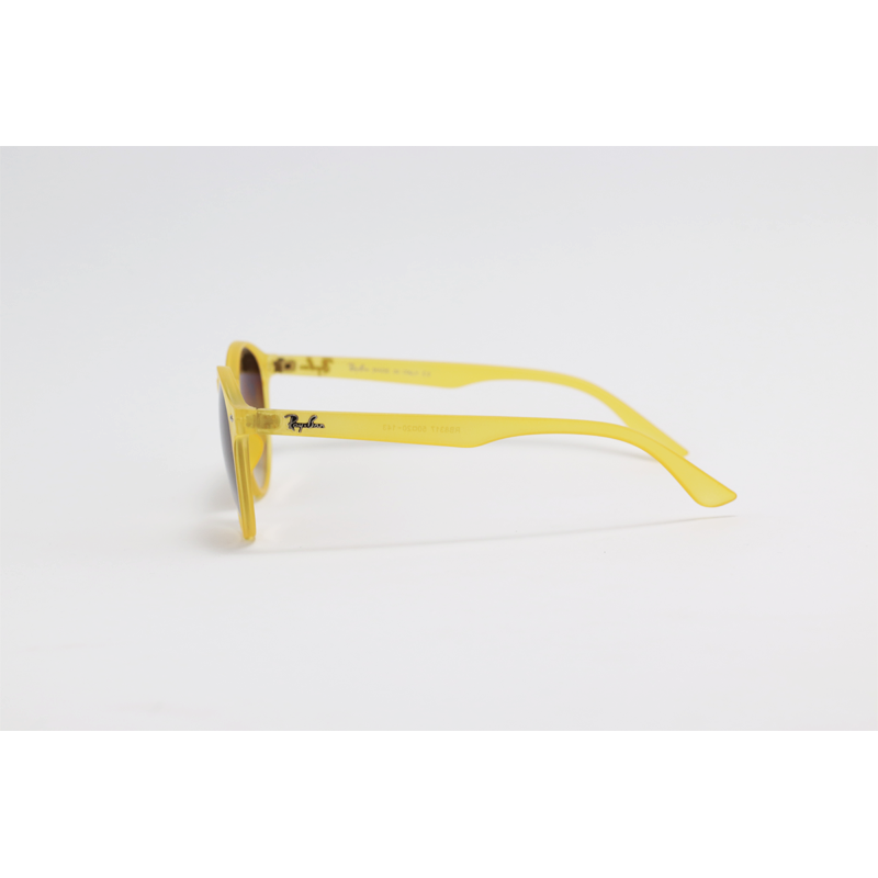 Ray B - 8317 - Yellow Brown Gradient - Acetate - Oval - Sunglasses