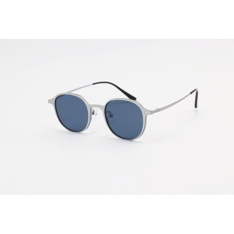 Dior - 7034 - Silver Black - Metal - Round - Blue Cut - Dual - Polarized - Attachment - Eye Wear - Sunglasses