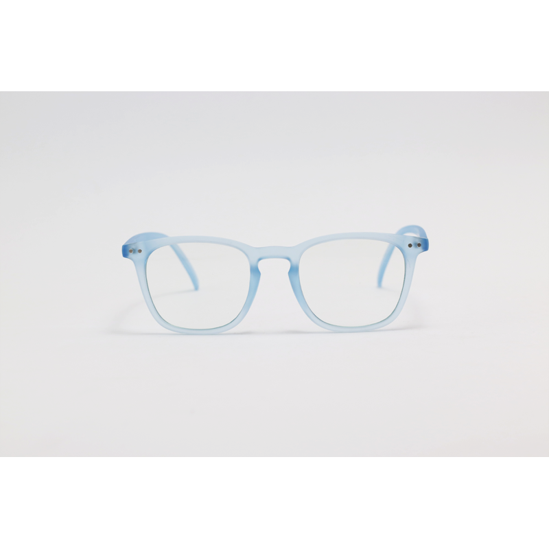 Moscot - 8602 - Matte Blue Translucent - Acetate - Blue Cut - Rectangle - Eyewear