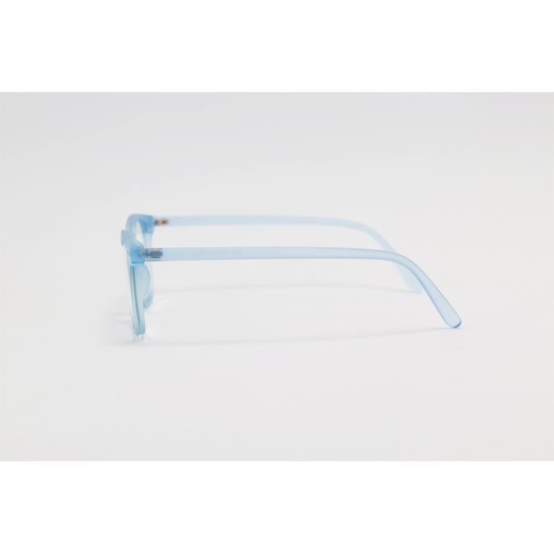 Moscot - 8602 - Matte Blue Translucent - Acetate - Blue Cut - Rectangle - Eyewear