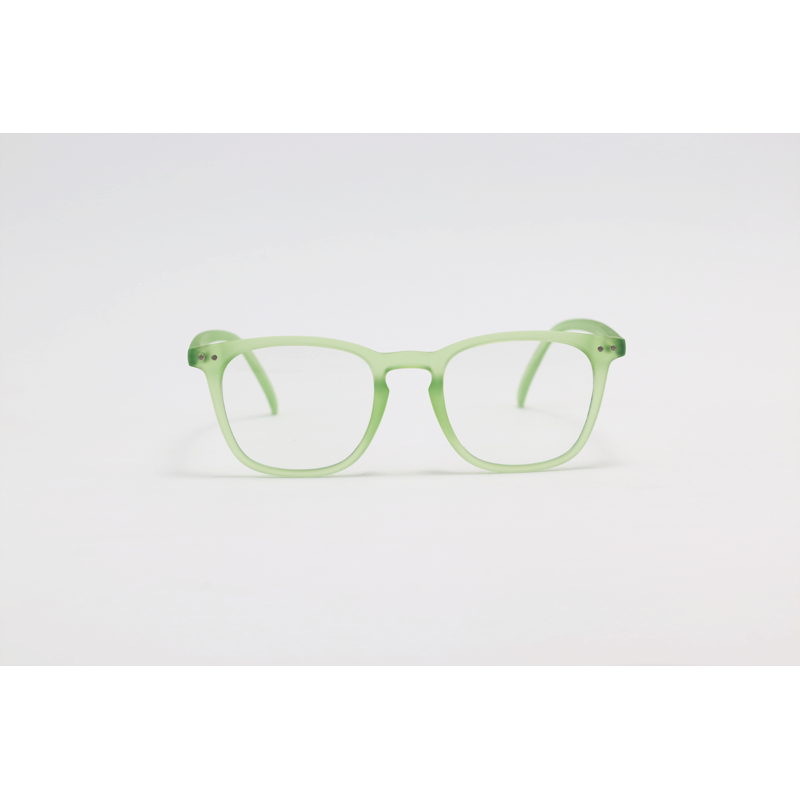 Moscot - 8602 - Matte Green Translucent - Acetate - Blue Cut - Rectangle - Eyewear