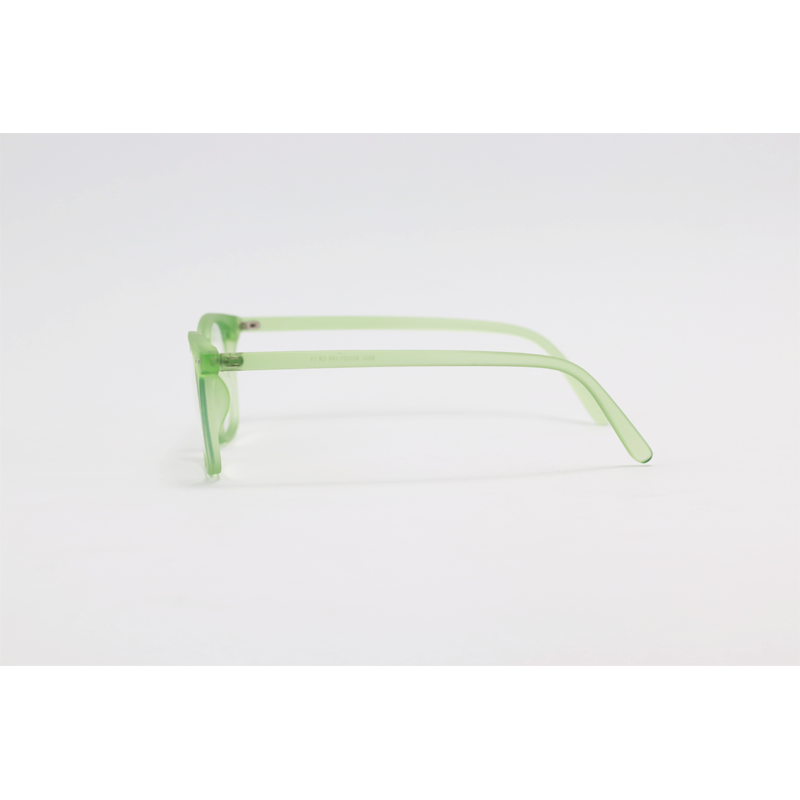 Moscot - 8602 - Matte Green Translucent - Acetate - Blue Cut - Rectangle - Eyewear