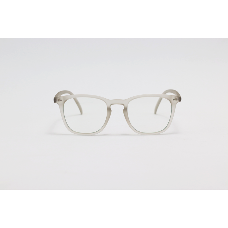 Moscot - 8602 - Matte Grey Translucent - Acetate - Blue Cut - Rectangle - Eyewear