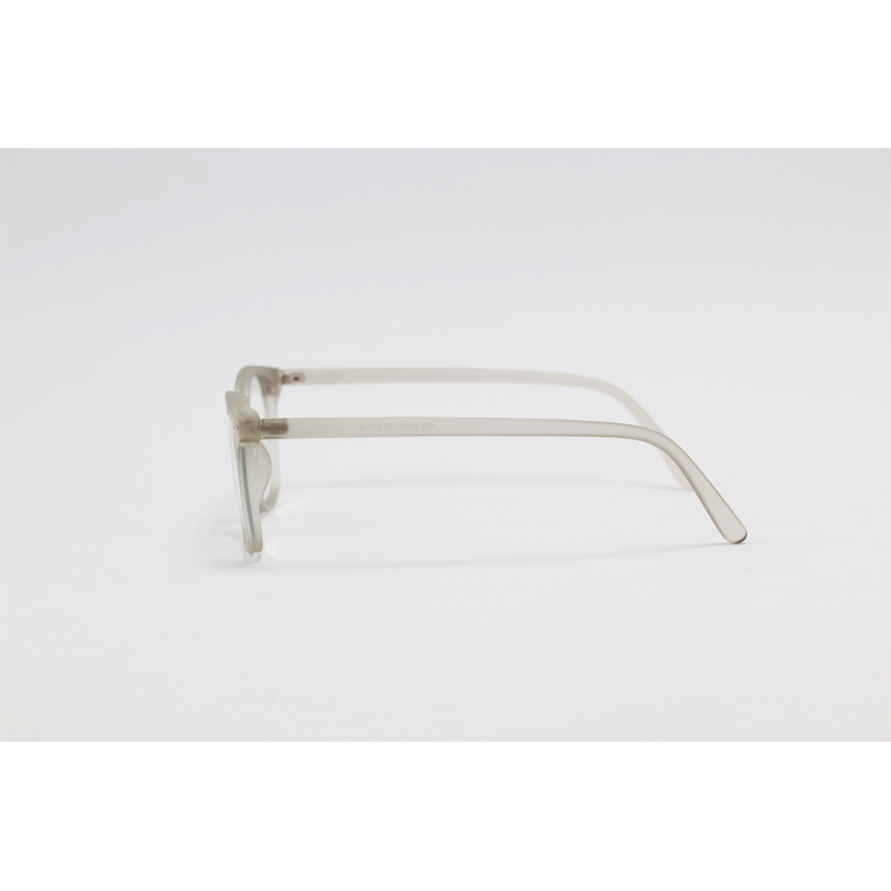 Moscot - 8602 - Matte Grey Translucent - Acetate - Blue Cut - Rectangle - Eyewear