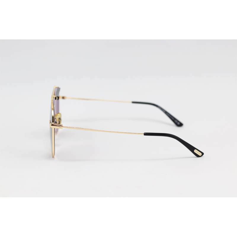 Tom Ford - Brady - 1018 - Golden Black - Metal - Aviator - Sunglasses