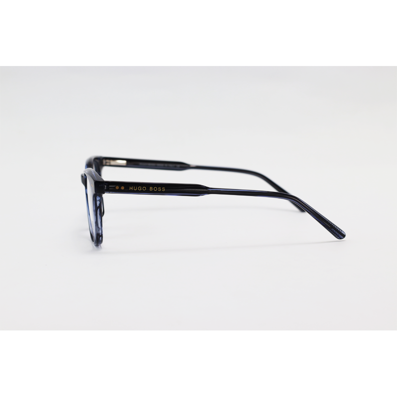 Hugo Boss - 5503 - Blue Marble - Acetate - Square - Eyewear