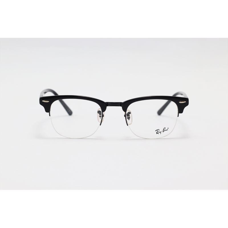 Ray B – 5201 – Black - Clubmaster – Acetate - Metal - Half Rim – Eyewear