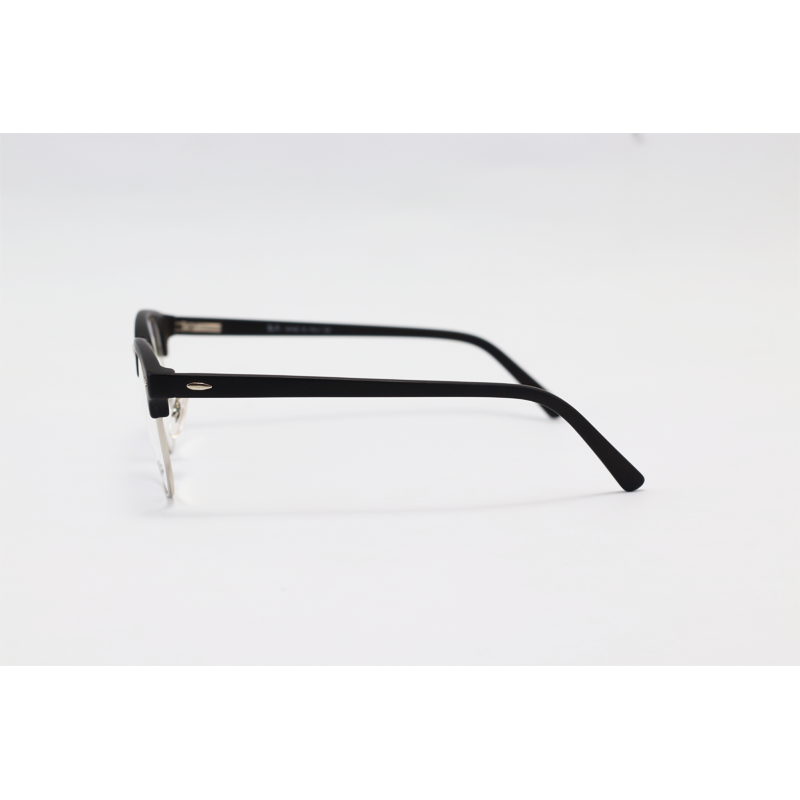 Ray B – 4136S – Matte Black Silver - Clubmaster – Acetate - Metal – Eyewear
