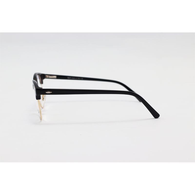 Ray B – 4136S – Golden Black - Clubmaster – Acetate - Metal – Eyewear