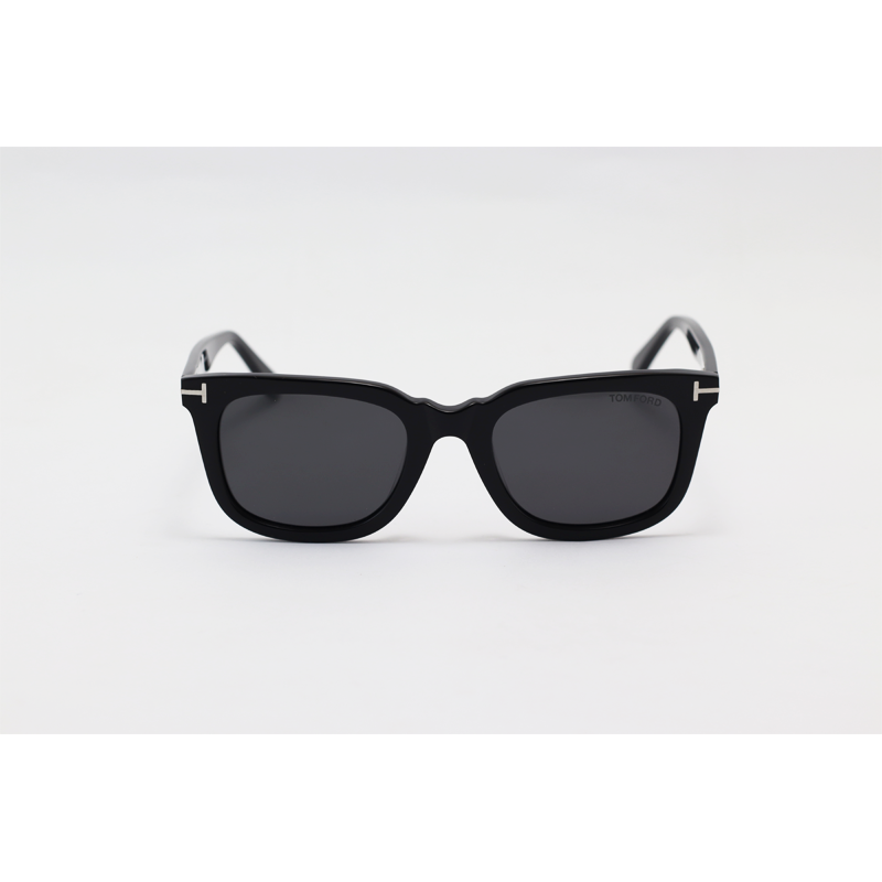Tom Ford - 5440 - Black - Acetate - Rectangle - Polarized - Sunglasses
