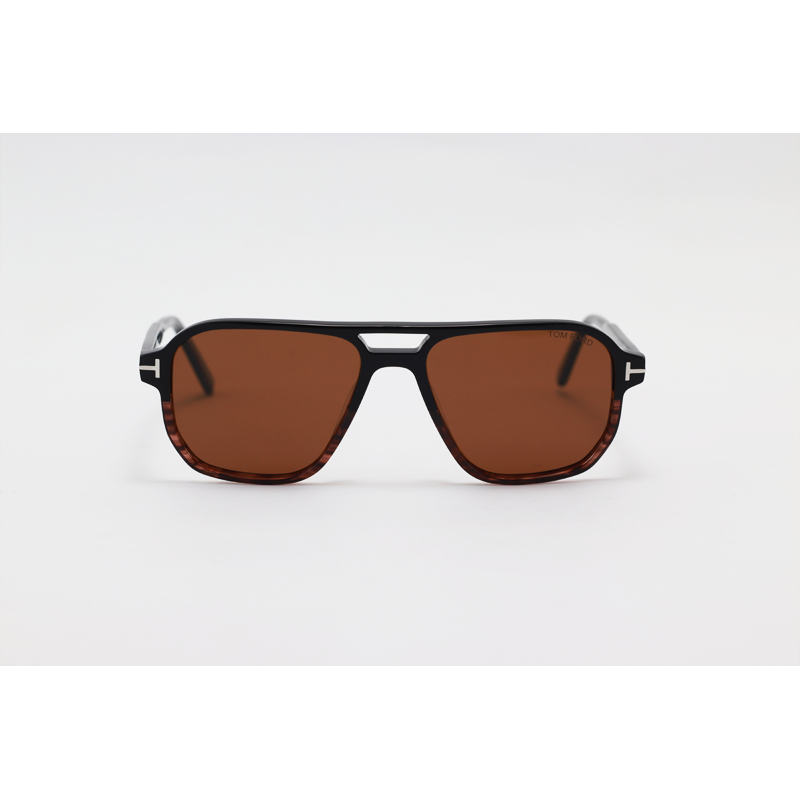 Tom Ford - 5922 - Black Brown - Acetate - Aviator - Polarized - Sunglasses