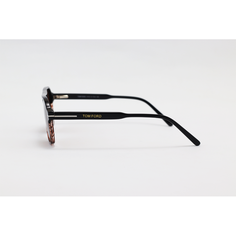 Tom Ford - 5922 - Black Brown - Acetate - Aviator - Polarized - Sunglasses