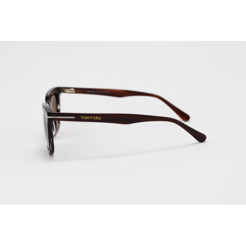 Tom Ford - 5440 - Brown Horn - Acetate - Rectangle - Polarized - Sunglasses