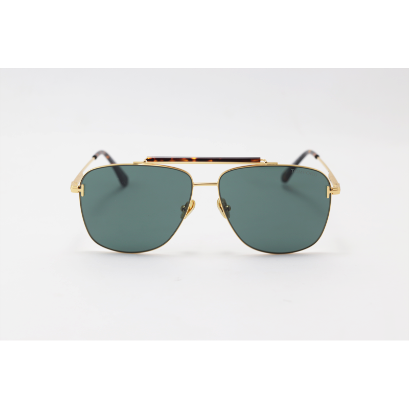 Tom Ford - JADENF - FT1017 - Golden Green - Metal - Aviator - Sunglasses