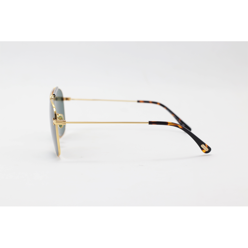 Tom Ford - JADENF - FT1017 - Golden Green - Metal - Aviator - Sunglasses