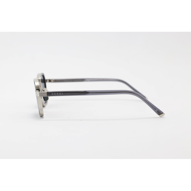 Gucci - GG2074S - Silver Grey - Metal - Rectangle - Sunglasses