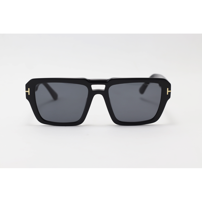Tom Ford - REDFORD - FT1153 - Black - Acetate - Square - Double Bridge - Sunglasses