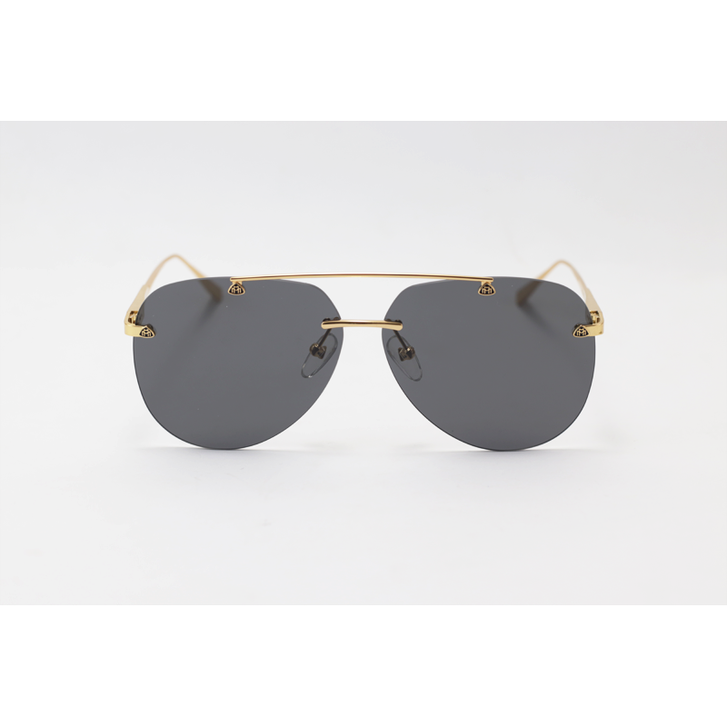 May Bach - THE HORIZON II - G/C-278-Z36 - Golden Black - Metal - Aviator - Rimless - Sunglasses
