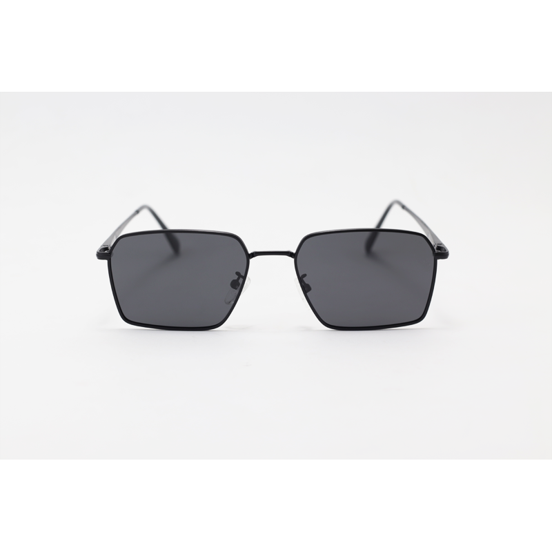 Gucci - 023 - Black - Metal - Rectangle - Polarized - Sunglasses