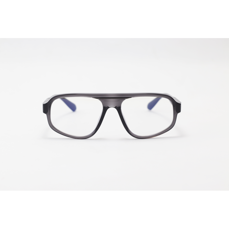 Gucci - 040 - Grey Translucent - Acetate - Rectangle - Blue Cut - Eyewear