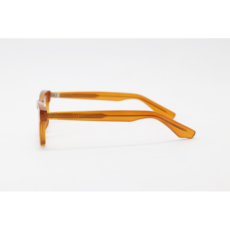 Ray B - 2529 - Orange - Acetate - Blue Cut - Rectangle - Eyewear