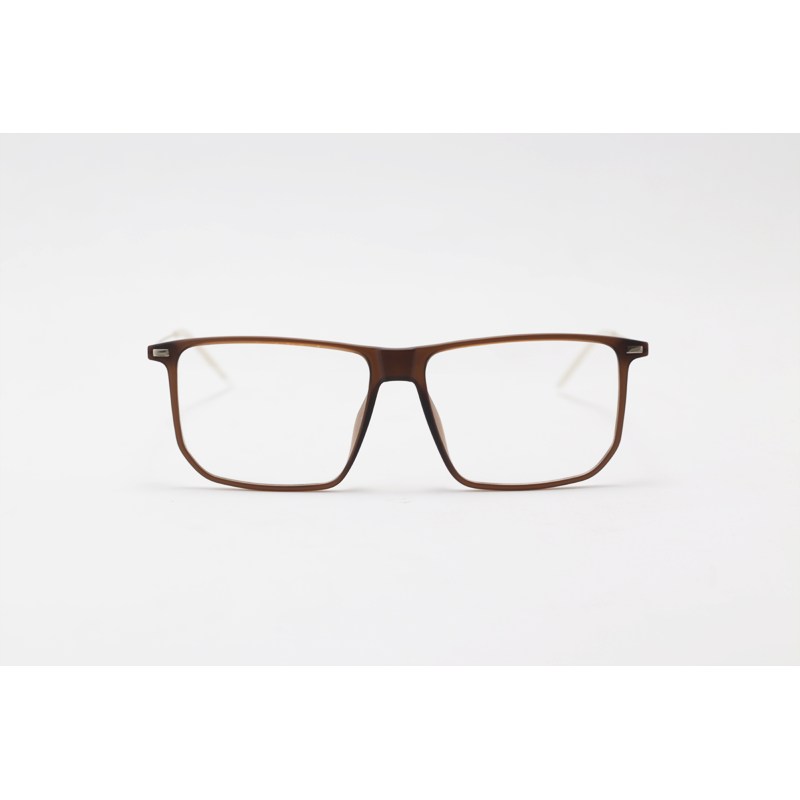 Lindberg - 9070 - Matte Brown - Acetate - Metal - Rectangle - Eyewear