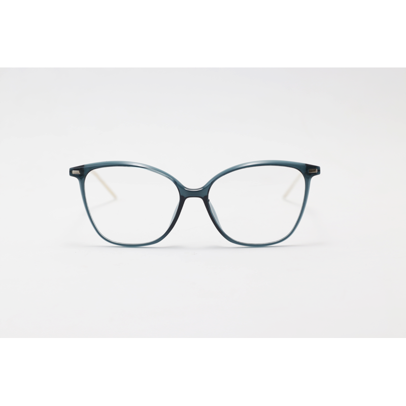 Lindberg - 9073 - Blue Translucent - Acetate - Metal - Cateye - Eyewear