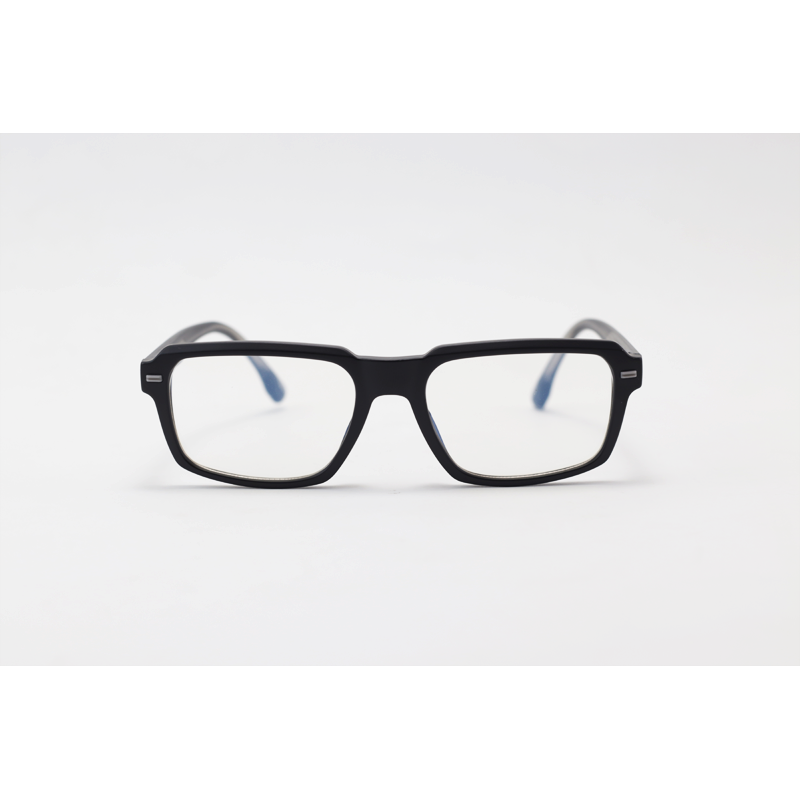 Moscot - 068 - Matte Black Grey - Acetate - Blue Cut - Rectangle - Eyewear