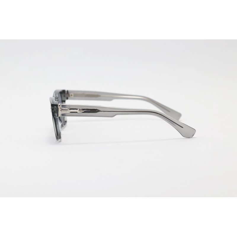 JMM - 9891 - Grey Translucent - Acetate - Rectangle - Sunglasses