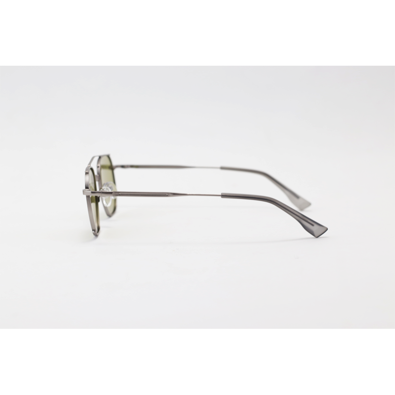 Oliver Peoples - 669832 - Silver Green - Metal - Double Bridge - Octagonal - Polarized - Sunglasses