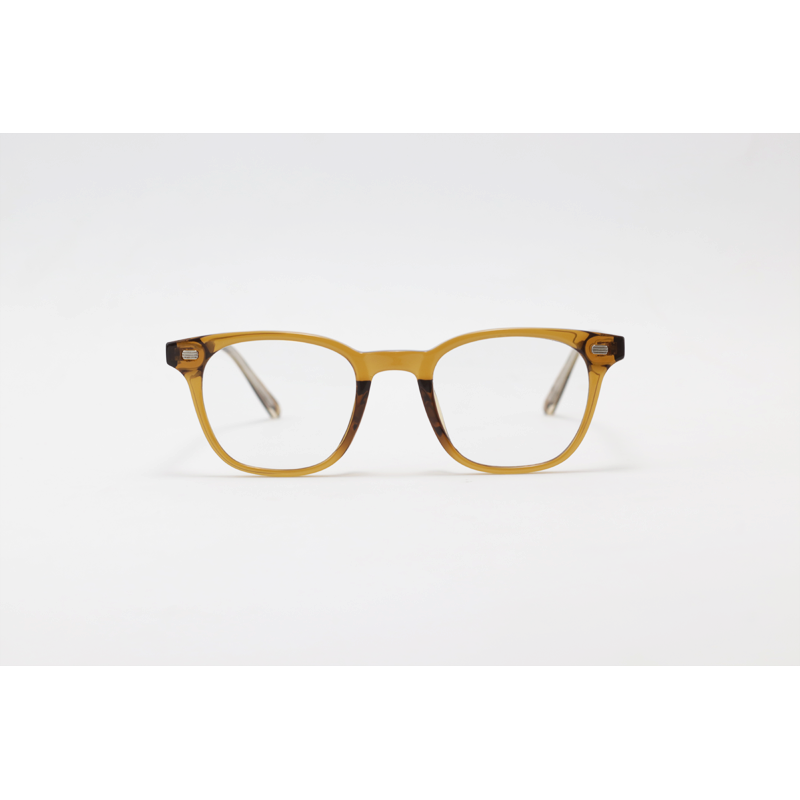 Oliver Peoples - 6241 - Brown Translucent - Acetate - Blue Cut - Square - Eyewear