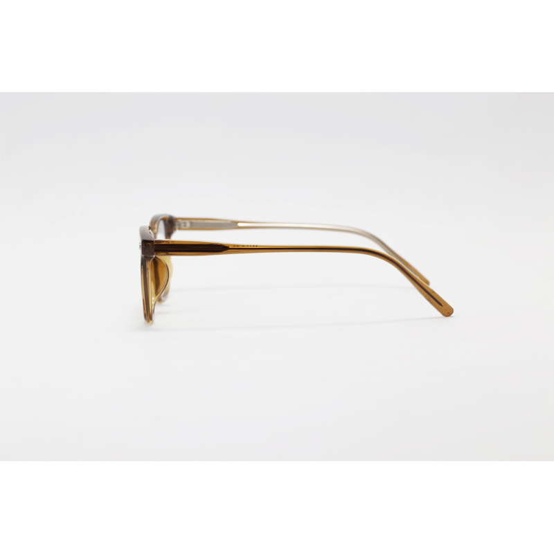 Oliver Peoples - 6241 - Brown Translucent - Acetate - Blue Cut - Square - Eyewear