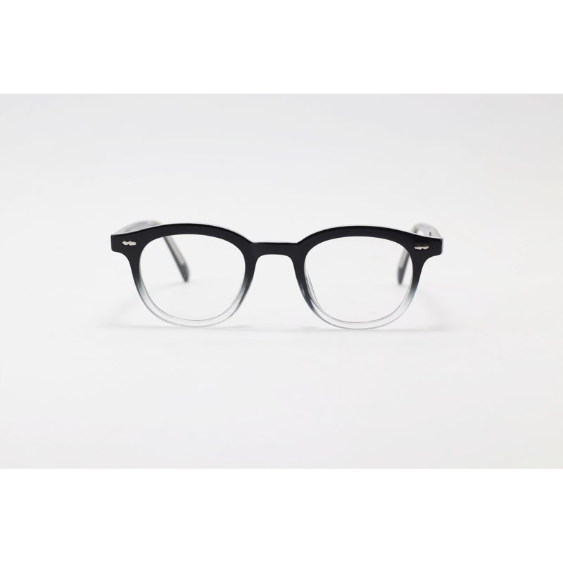 Moscot - 6250 - Black Gradient - Acetate - Blue Cut - Round - Eyewear