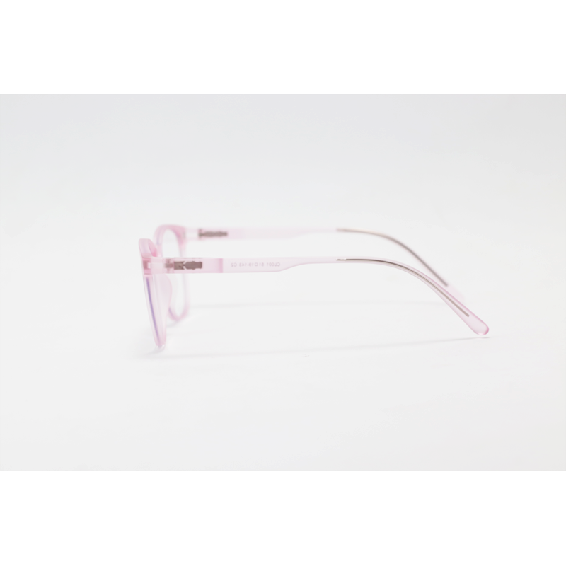 Hustle - CL001 - Light Pink Translucent - Acetate - Square - Blue Cut - Dual - Attachment - Polarized - Eyewear - Sunglasses