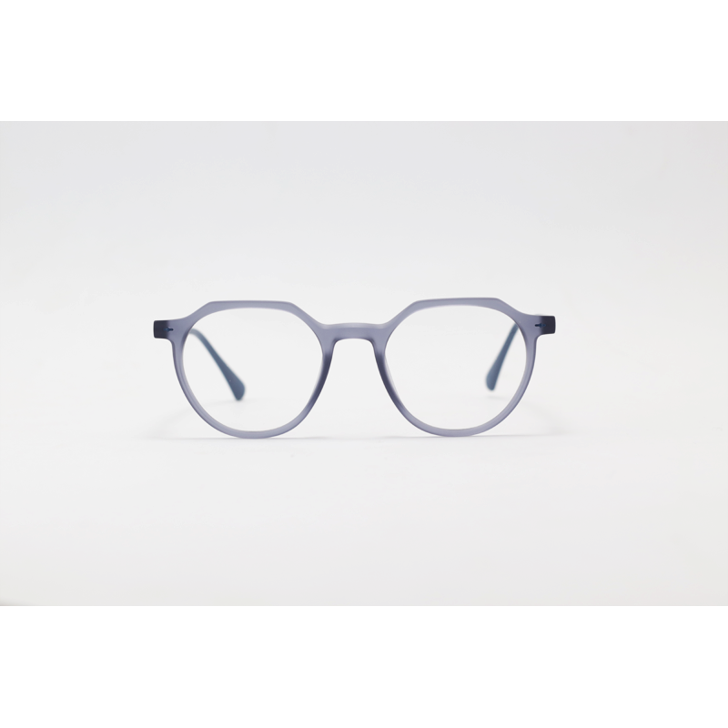 Moscot - ML04-08 - Matte Grey Blue - Acetate - Oval - Eyewear