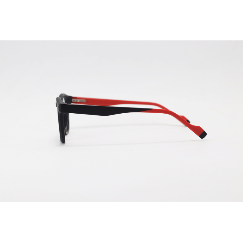 Moscot - MY05-09 - Matte Black Red - Acetate - Square - Eyewear