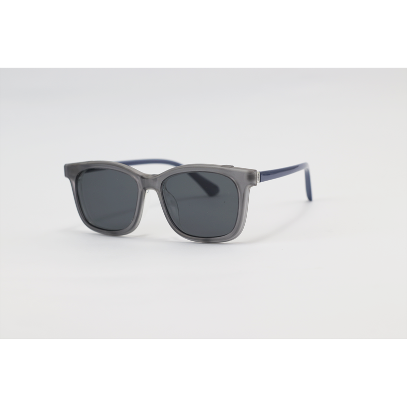 Dior - 7362 - Translucent - Acetate - Rectangle - Dual - Attachment - Blue Cut - Polarized - Kids - Eyewear - Sunglasses