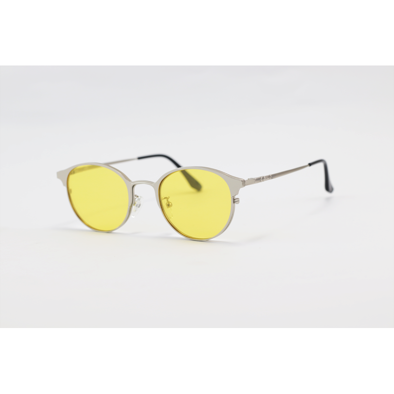 Dior - 8004 - Silver - Metal - Round - Dual - Attachment - Blue Cut - Polarized - Eye Wear - Sunglasses
