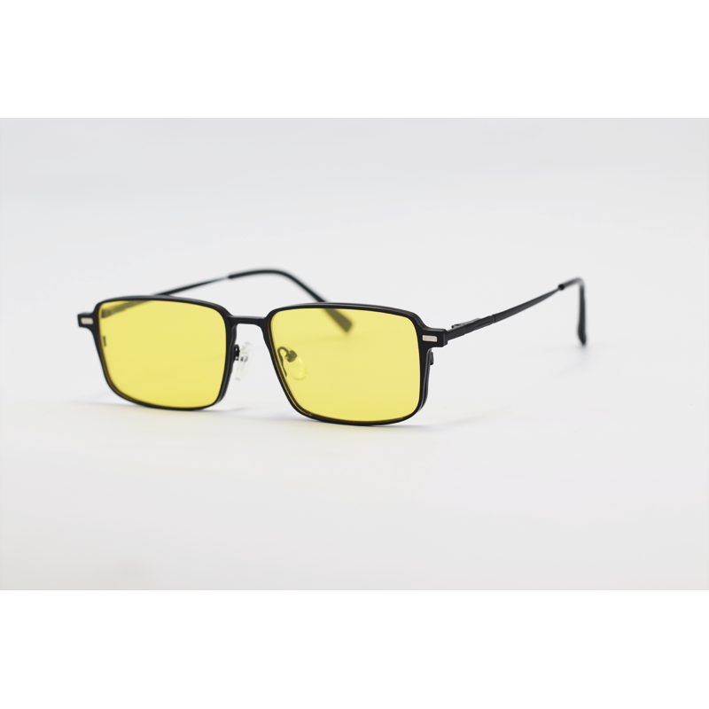 Dior - 8014 - Black - Metal - Rectangle - Dual - Attachment - Blue Cut - Polarized - Eye Wear - Sunglasses