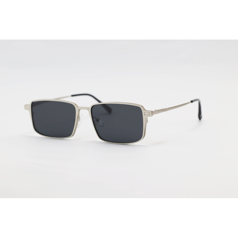 Dior - 8014 - Silver - Metal - Rectangle - Dual - Attachment - Blue Cut - Polarized - Eye Wear - Sunglasses