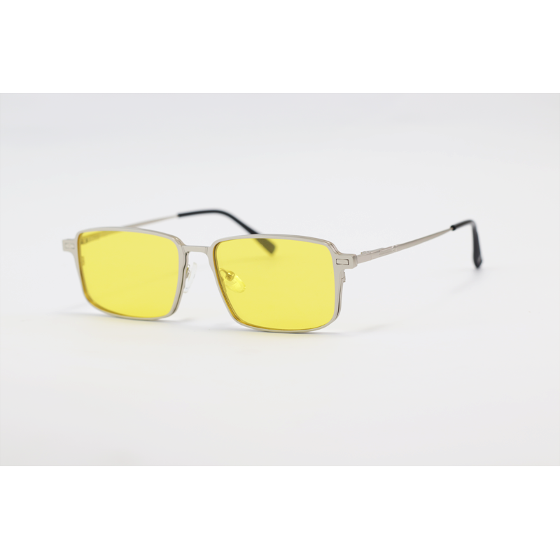 Dior - 8014 - Silver - Metal - Rectangle - Dual - Attachment - Blue Cut - Polarized - Eye Wear - Sunglasses