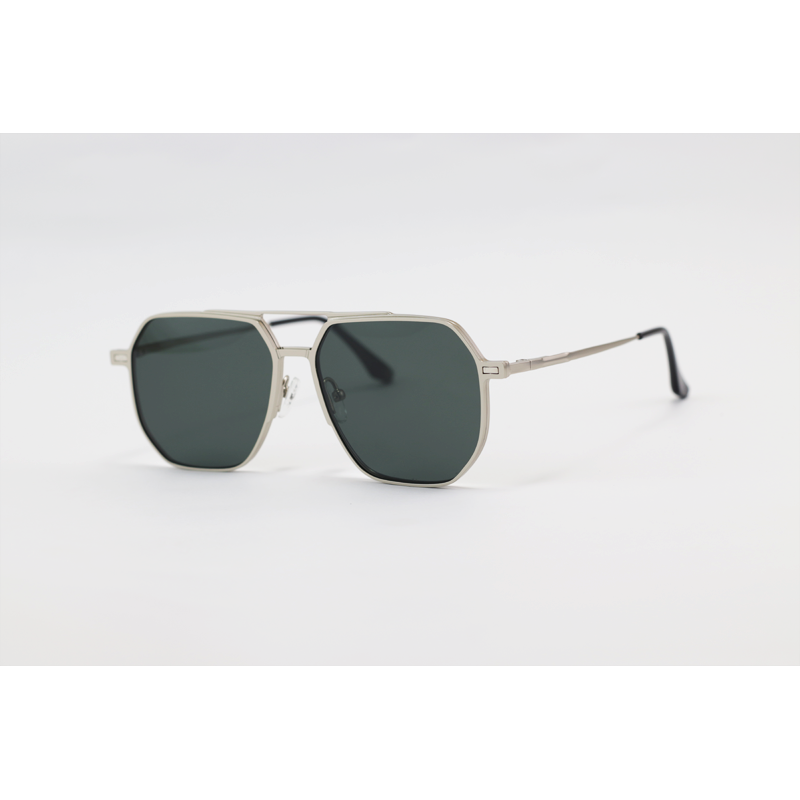 Dior - 8015 - Silver - Metal - Blue Cut - Dual - Polarized - Attachment - Eye Wear - Sunglasses