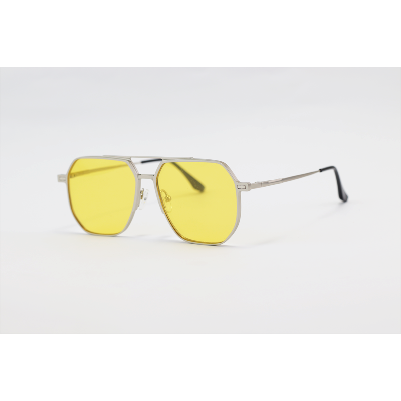 Dior - 8015 - Silver - Metal - Blue Cut - Dual - Polarized - Attachment - Eye Wear - Sunglasses
